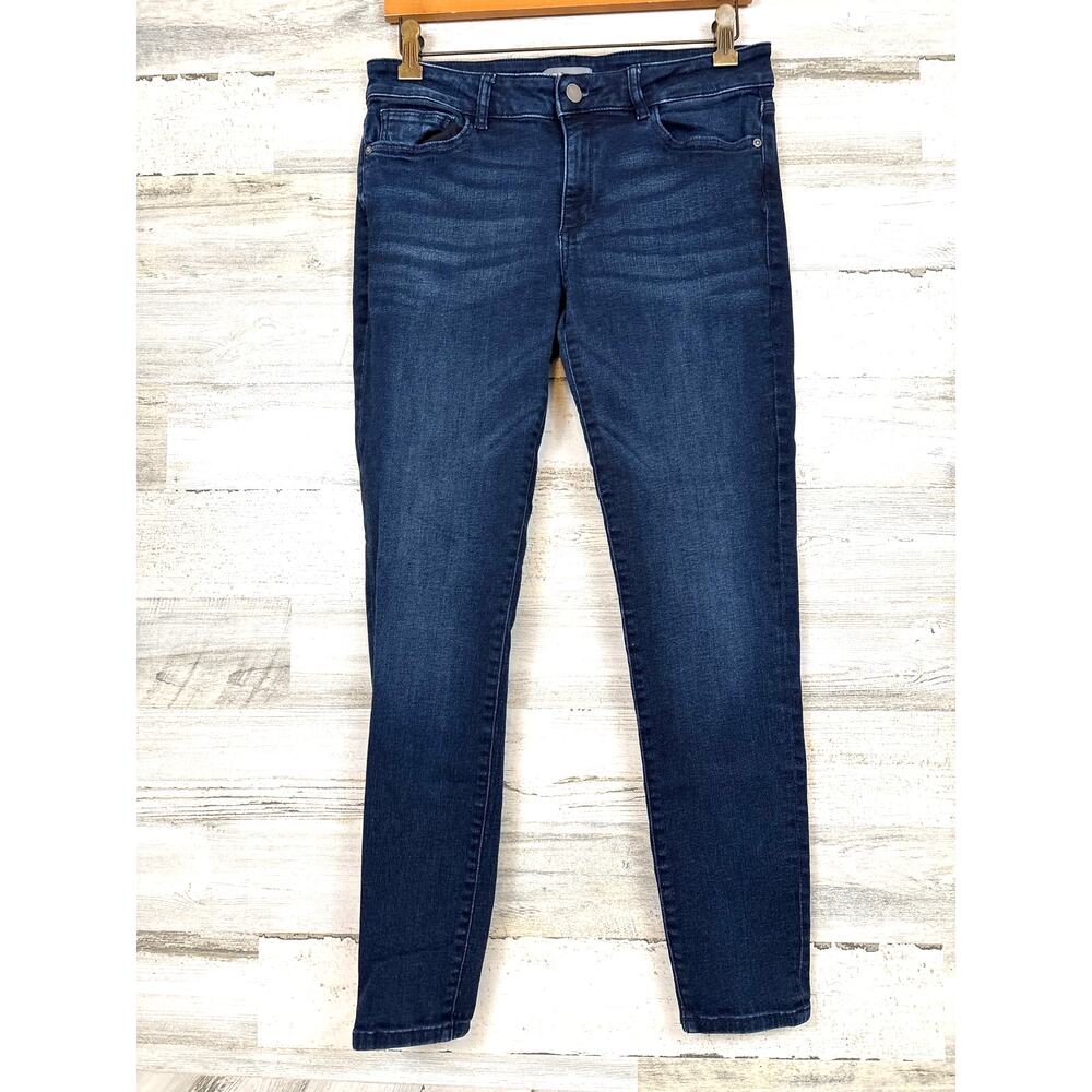 DL1961 Womens 29 Emma Low Rise Skinny Dark Wash Denim Jeans Lux
